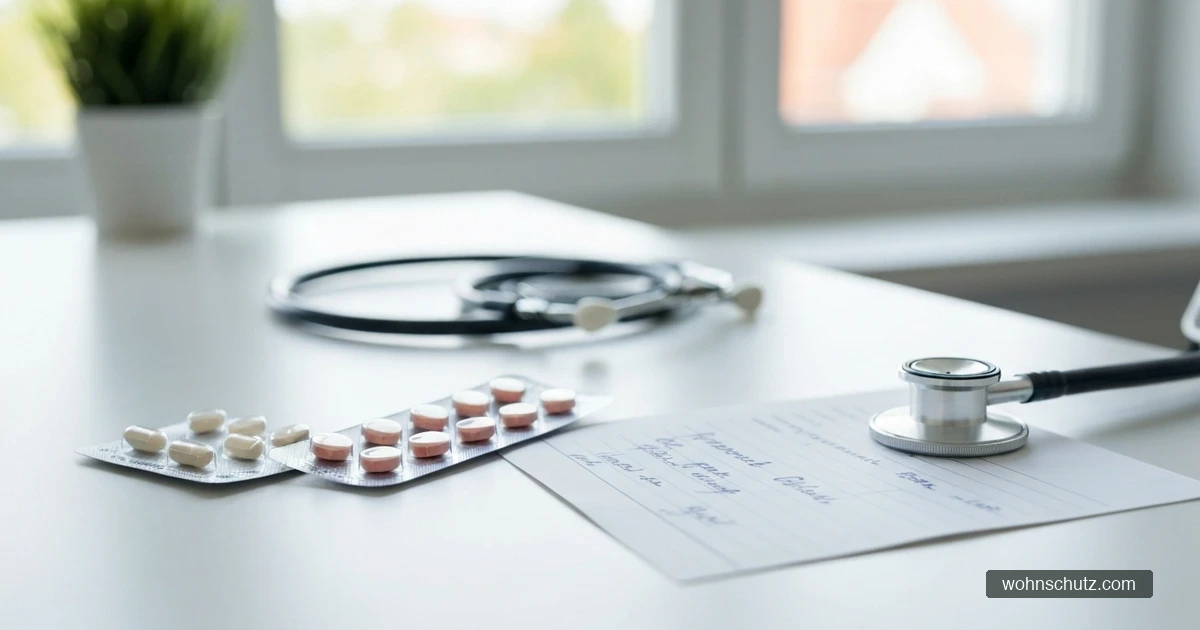 Arzt erklärt Borreliose Behandlung mit Antibiotika nach Zeckenbiss