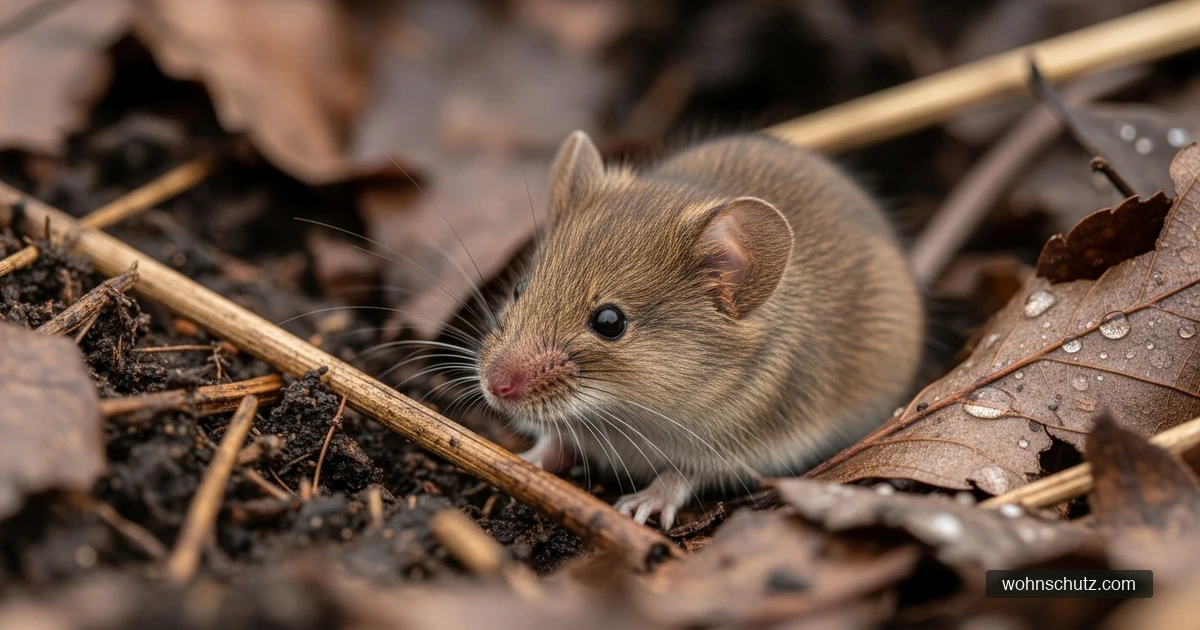 Komposthaufen im Garten als typischer Hantavirus-Risikobereich durch Nagerbefall