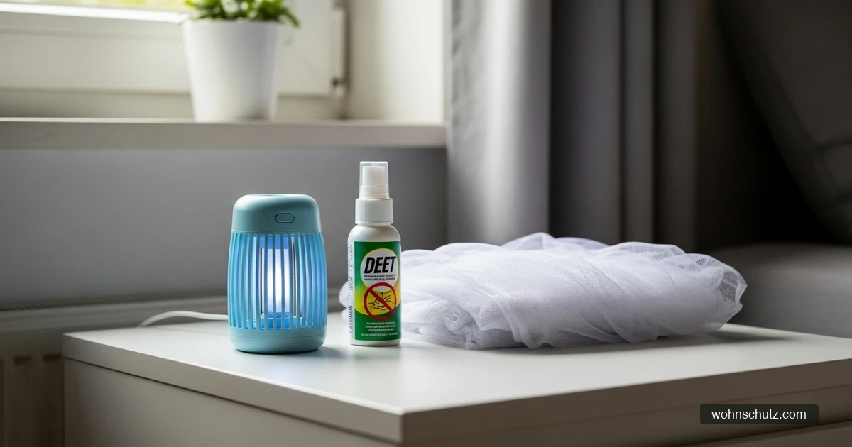 Mückenschutz im Schlafzimmer – UV-Falle, Repellent-Spray und Mückennetz im Vergleich