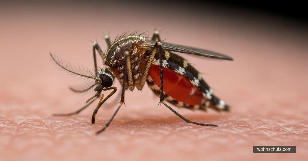 Culex pipiens Stechmücke – Hauptüberträger des West-Nil-Virus in Deutschland